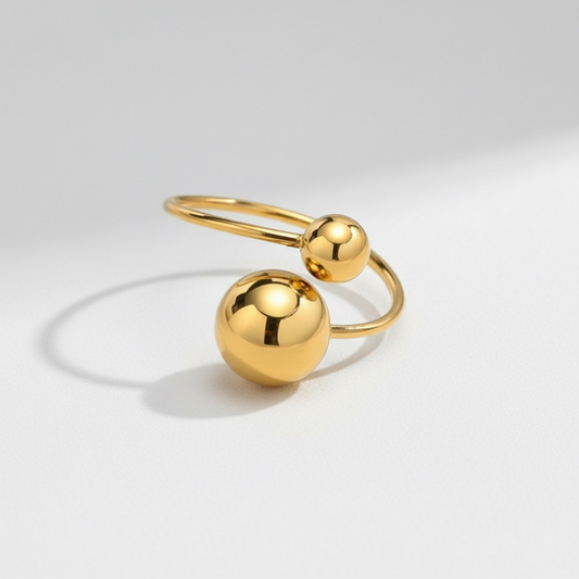 Anello Duo Sfere