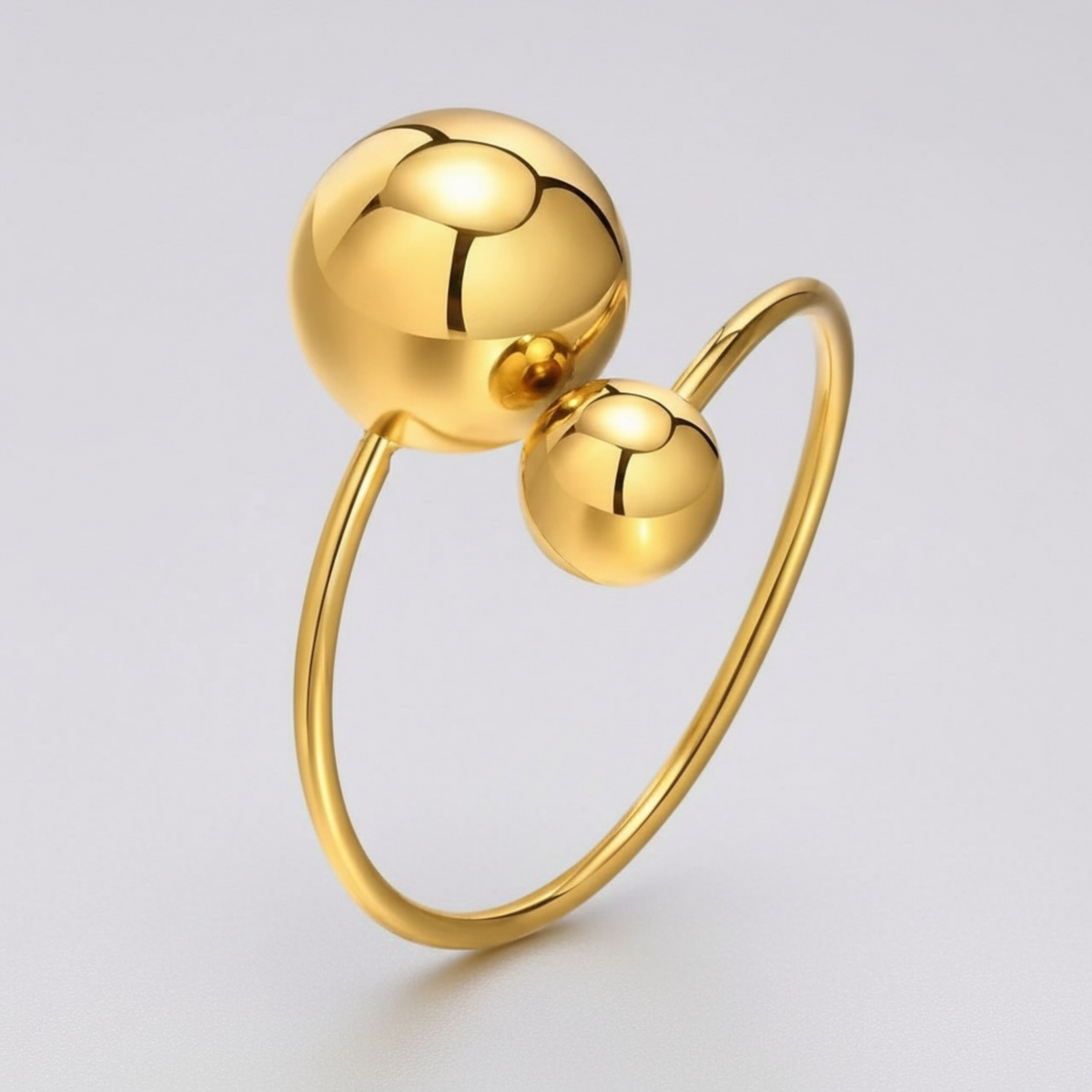 Anello Duo Sfere